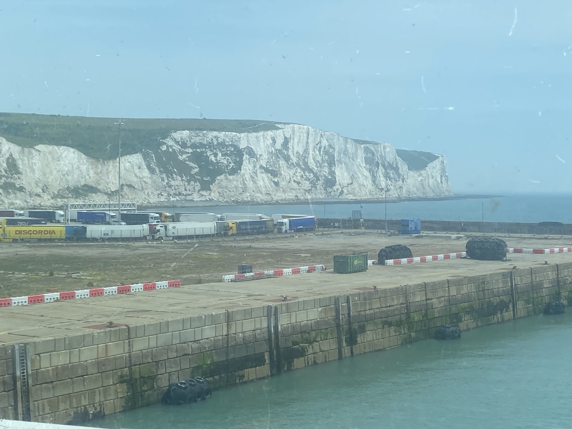 Sailing across the channel