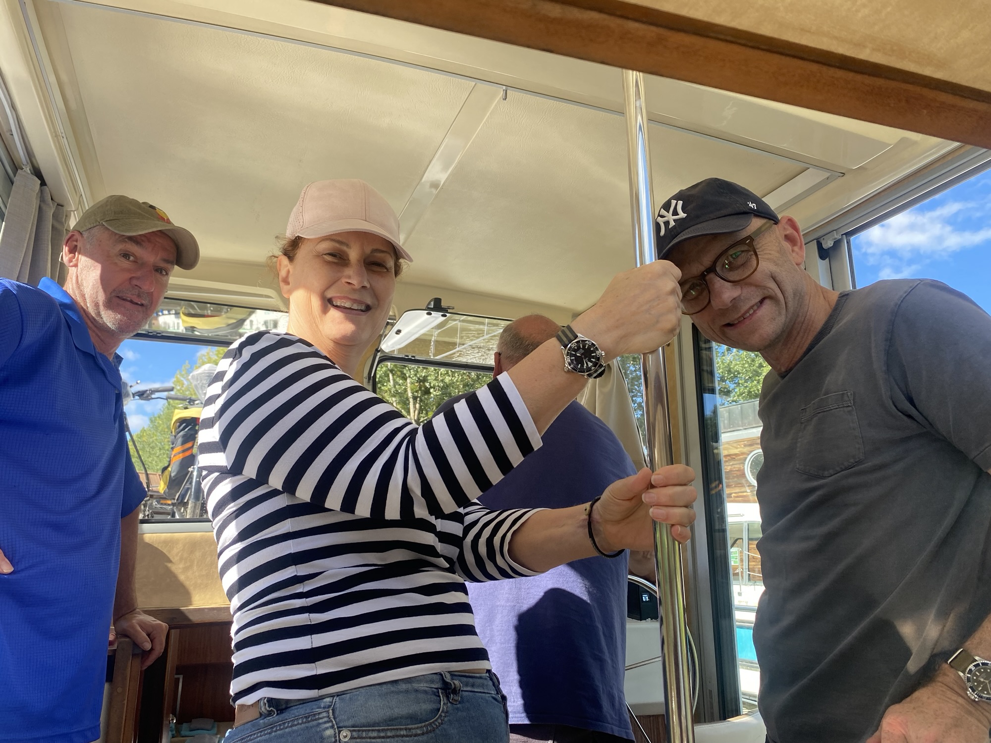 On the boat at Corbigny
