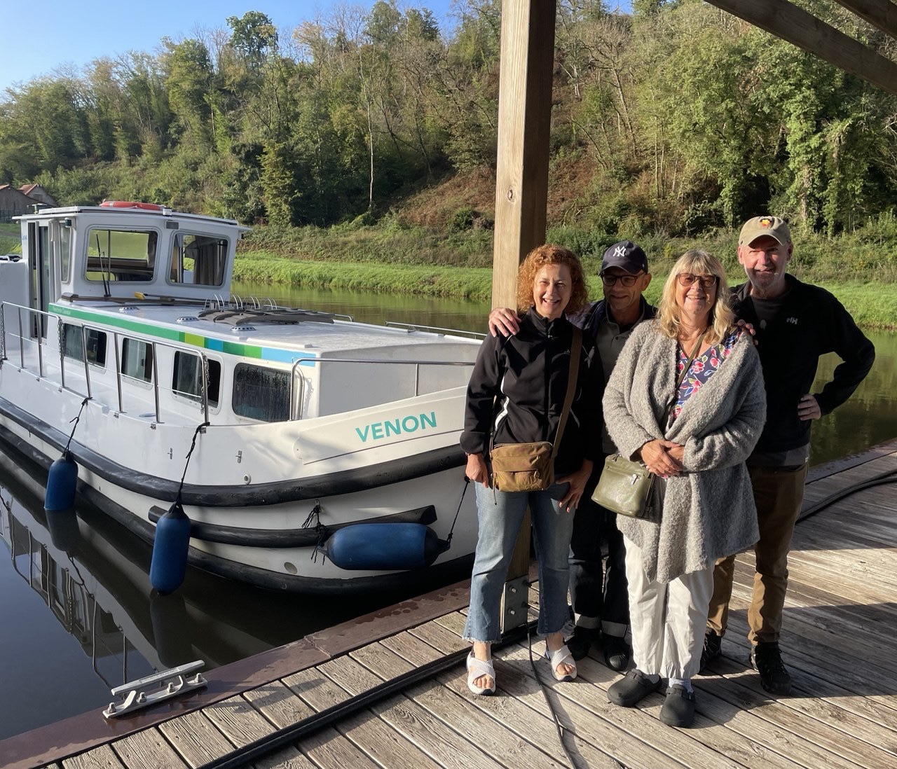 Leaving the boat